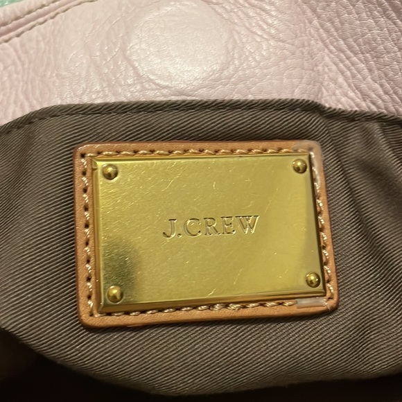 J. Crew Leather Pastel Flap Crossbody Bag - Picture 7 of 11